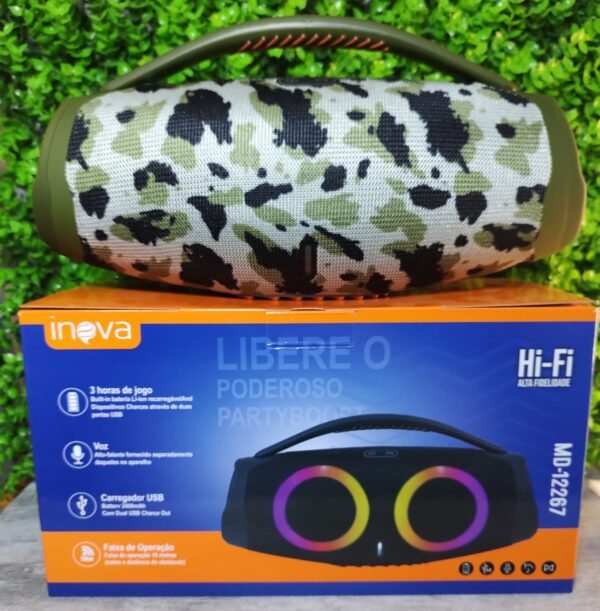 Caixa de Som Bluetooth Inova MD-12267